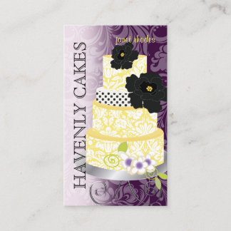Tarjeta De Visita Pastel de PixDezines/Panadería/Pastelería
