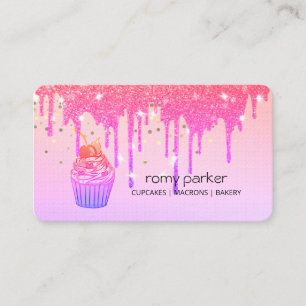 Tarjeta De Visita Pastel de torta casera Panadería Pastelería Rojo R