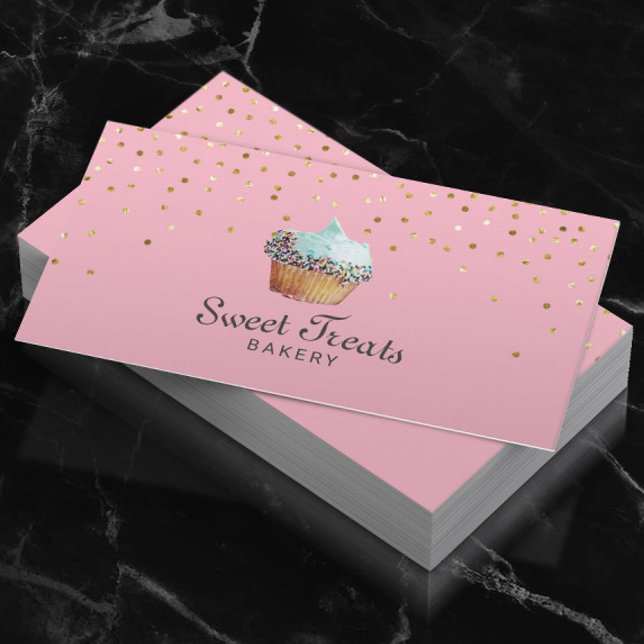 Tarjeta De Visita Pastel de torta Panadería Dulce Tratamientos De Co (Subido por el creador)