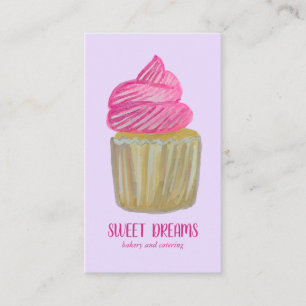 Tarjeta De Visita Pastel dulce pastelería Panadería PERSONALIZADO 