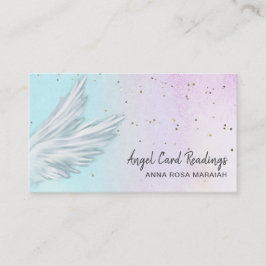 Tarjeta De Visita *~* Pastel Ombre Ángel Alas Starry Arcoiris