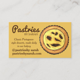 Tarjeta De Visita Pastel Pastéis de Nata