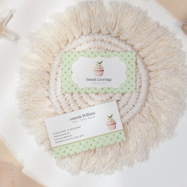 Tarjeta De Visita Pastel Pastel Pastel Pastel Dulces Pasteles Panade