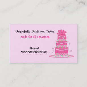 Tarjeta De Visita Pastel rosa elegante