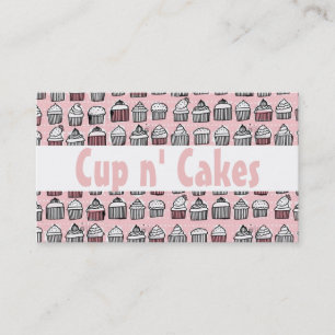 Tarjeta De Visita Pastelería Cupcakes Panadería Catering
