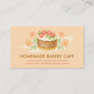 Tarjeta De Visita Pastelería de Galletas Evento Cafeterías Panadería