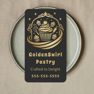 Tarjeta De Visita Pastelería de lujo en casa Chef de pastelería pers