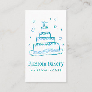 Tarjeta De Visita Pastelería de Torta Servicio de Catering QR Person