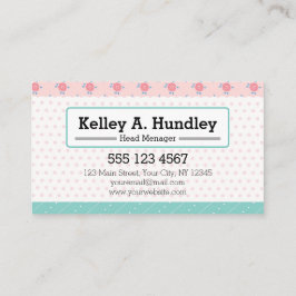 Tarjeta De Visita Pastelería / Pastelería / Artículos de confitería