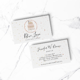 Tarjeta De Visita Pastelería pastelería Cake Maker Bakery