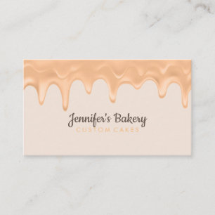 Tarjeta De Visita Pastelería Pastelería Chef Dulce