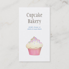 Tarjeta De Visita Pastelería Sencilla Panadería Pastelería Cocina