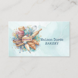 Tarjeta De Visita Pastelería Tienda Pastelero Postres Dulces Torta P
