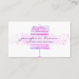 Tarjeta De Visita Pastelero de Tarta de Boda Planificador de Eventos