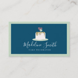 Tarjeta De Visita Pastelero Decorador de Pastelería de Bodas