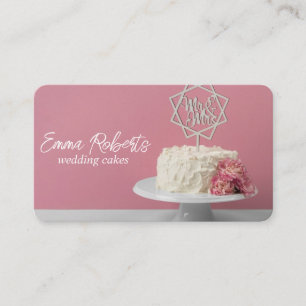 Tarjeta De Visita Pasteles de Cumpleaños Aniversario Boda