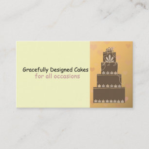 Tarjeta De Visita Pasteles de diseño
