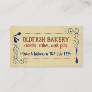 Tarjeta De Visita Pasteles de pastelería de bizcocho de whisky mezc