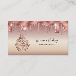 Tarjeta De Visita Pasteles y dulces pasteles caseros Panadería con o