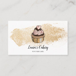 Tarjeta De Visita Pasteles y dulces pasteles caseros Panadería con o