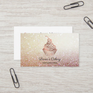 Tarjeta De Visita Pasteles y dulces Pasteles Caseros Panadería Rústi
