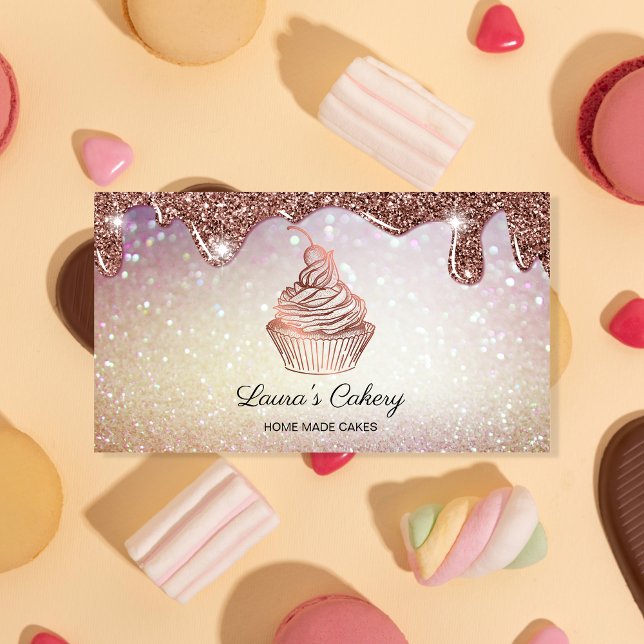 Tarjeta De Visita Pasteles y dulces Pasteles Caseros Panadería Rústi (Subido por el creador)