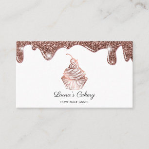 Tarjeta De Visita Pasteles y dulces Pasteles Caseros Panadería Rústi