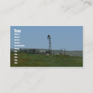 Tarjeta De Visita Pasto ventoso