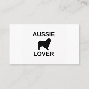 Tarjeta De Visita pastor australiano aussie lover