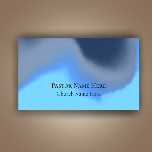 Tarjeta De Visita Pastor de Iglesia Cristiana personalizado moderno 