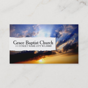 Tarjeta De Visita Pastor de Iglesia Cristianismo