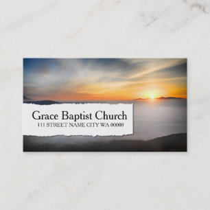 Tarjeta De Visita Pastor de Iglesia Cristianismo