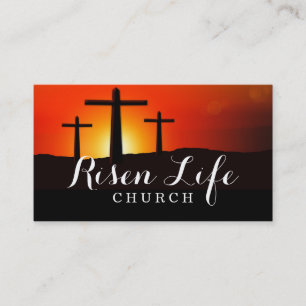 Tarjeta De Visita Pastor de Iglesia Cristianismo