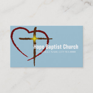 Tarjeta De Visita Pastor de Iglesia Cristianismo