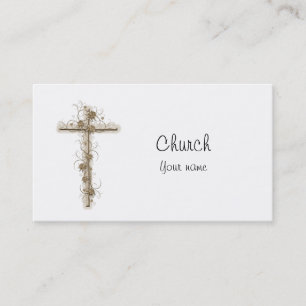 Tarjeta De Visita Pastor Iglesia del reverendo