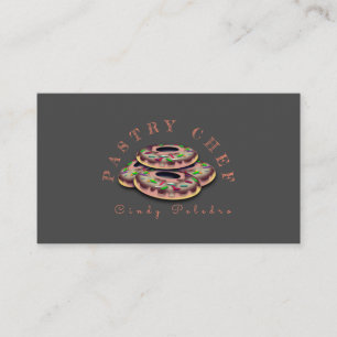Tarjeta De Visita Pastry Chef Bakery Baking Business Card