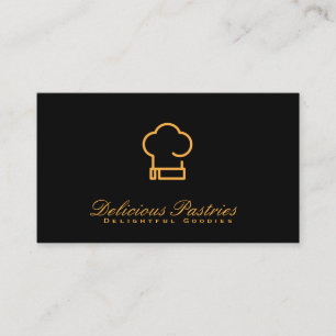 Tarjeta De Visita Pastry Chef   Propietario de la tienda