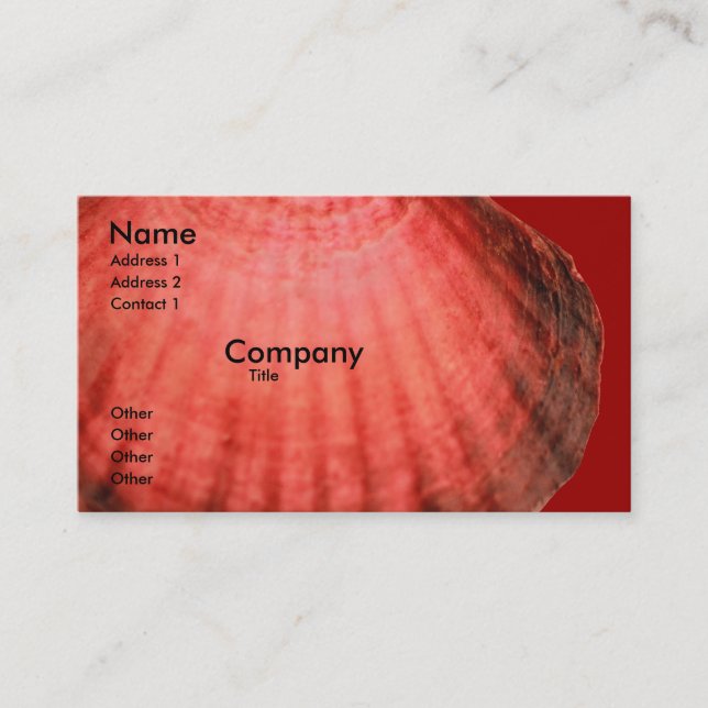 Tarjeta De Visita Pata de los leones (Anverso)