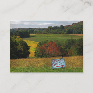 Tarjeta De Visita Patatas y maíz dulce ATC