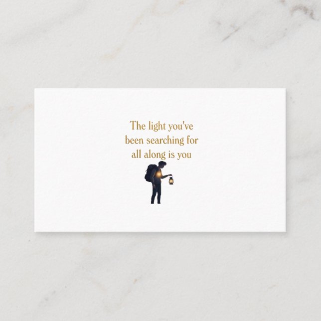 Tarjeta De Visita Path To Mindfulness And Success Collection  (Anverso)