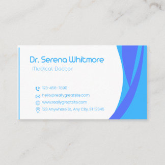 Tarjeta De Visita Patient Care & Wellness Consultant business card
