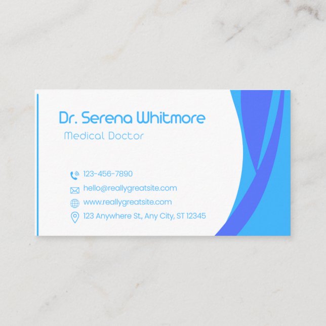 Tarjeta De Visita Patient Care & Wellness Consultant business card (Reverso)