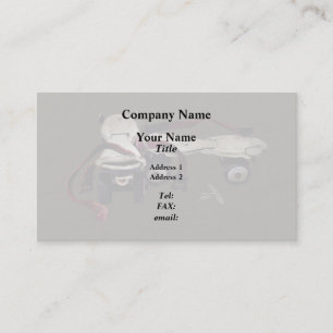 Tarjeta De Visita Patines metalizado con llave