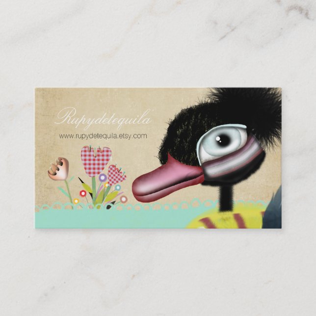 Tarjeta De Visita Pato Pato (Anverso)