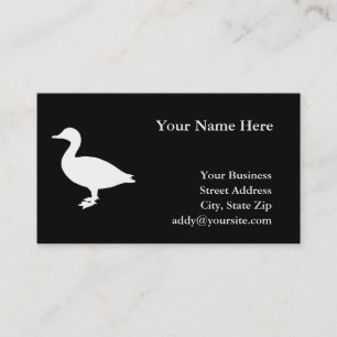 Tarjeta De Visita Pato Sheldrake