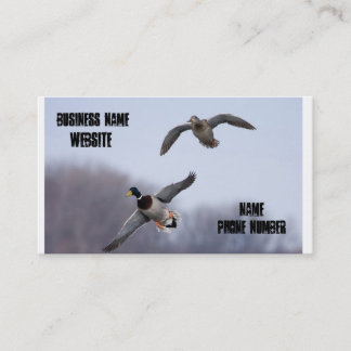 Tarjeta De Visita Patos de la mosca
