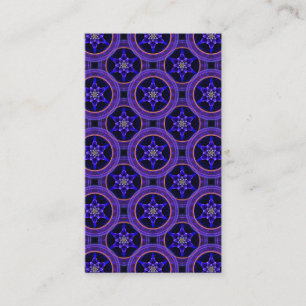 Tarjeta De Visita Patrón abstracto elegante boho moderno floral #505