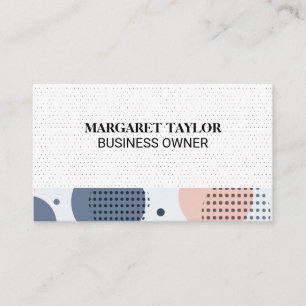 Tarjeta De Visita Patrón Boho