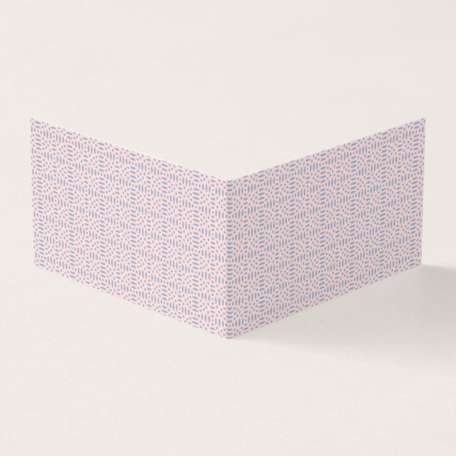 Tarjeta De Visita patrón continuo de formas circulares (Exterior)
