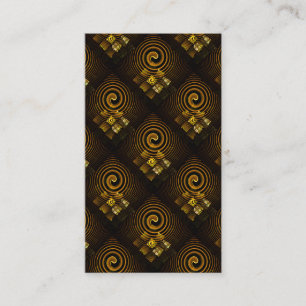Tarjeta De Visita Patrón de Arte Abstracto Moderno Boho Elegante Dor